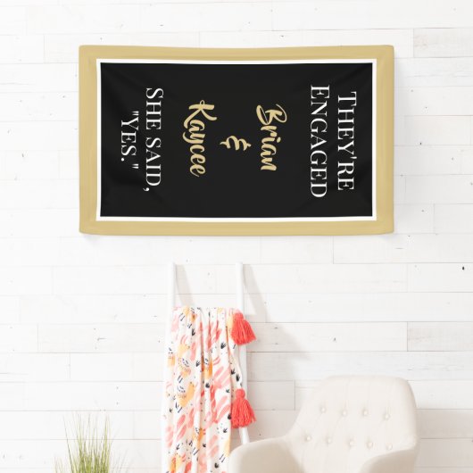 Populair! Aangepaste, verticale verlovingen banner (Insitu)