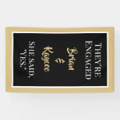 Populair! Aangepaste, verticale verlovingen banner (Horizontaal)