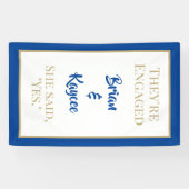 Populair! Aangepaste, verticale verlovingen banner (Horizontaal)