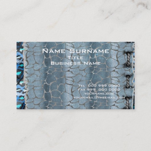 Populair Abstract grijs Visitekaartje (Voorkant)