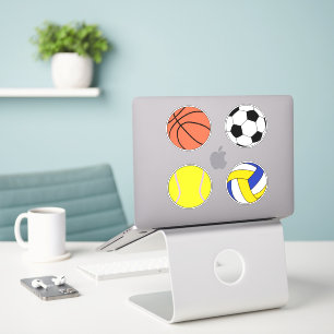 Populair basketbal-tennisvoetbal volleybal sticker