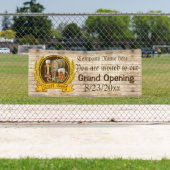 populair bier grote opening voegt informatie toe spandoek (Insitu)