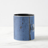 Populair bijtend hout, manly Custom Blue Mok (Midden)