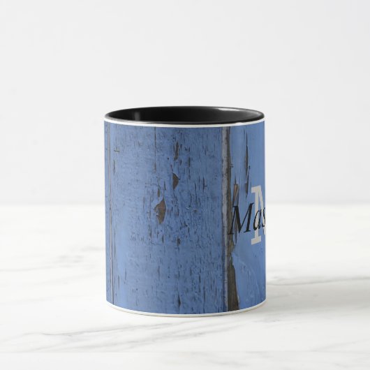 Populair bijtend hout, manly Custom Blue Mok (Midden)