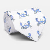 Populair blauw krabby uniek Cute Cute Cft-Cadeau Stropdas (Opgerold)