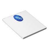 Populair blauw Zee Notitieblok (Schuin)