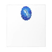 Populair blauw Zee Notitieblok (Voorkant)