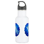 Populair blauw Zee Waterfles (Achterkant)