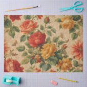 Populair Bloemen Waterverf Collectie Tissuepapier (Craft)