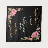 Populair Bloemstuk Customize Roos Tapijt Wandkleed (Voorkant (horizontaal))