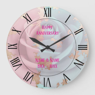 Populair Blush Roze Mint Goud Luxe Collectie Grote Klok