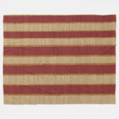 Populair Bourgogne Goud Luxe Linnen Collectie Fleece Deken (Voorkant (Horizontaal))