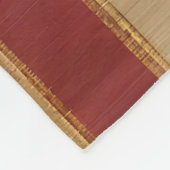 Populair Bourgogne Goud Luxe Linnen Collectie Fleece Deken (Hoek)