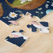 Populair Bunny Happy Easter Collectie Legpuzzel (Zijkant)