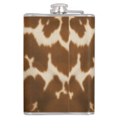 Populair Elegant Koe Faux Leather Collectie Heupfles (Achterkant)