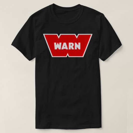 Populair gebold waarschuwingontwerp t-shirt (Design voorkant)