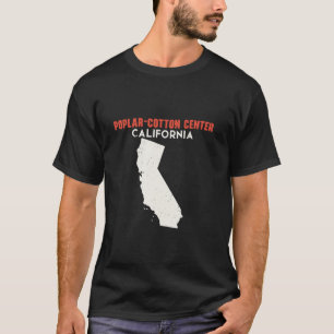 Populair Katoen Centrum Californië Verenigde State T-shirt
