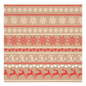 Populair kerstpatroon foto afdruk (Voorkant)