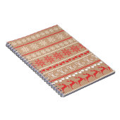 Populair kerstpatroon notitieboek (Rechterzijde)