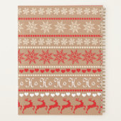 Populair kerstpatroon planner (Achterkant)
