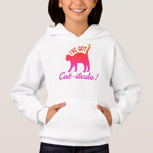  Populair Kleurrijk Ik heb Kat-itude (Voorkant)