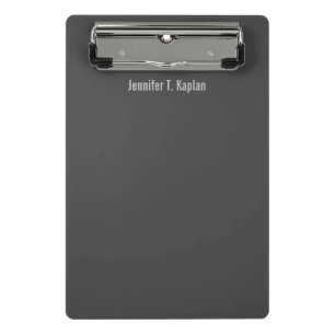 Populair lettertype Grijs Professioneel Minimalist Mini Klembord