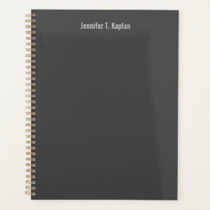 Populair lettertype Grijs Professioneel Minimalist Planner