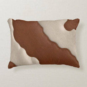 Populair Luxe Elegante Nep Rund Leer Collectie Accent Kussen
