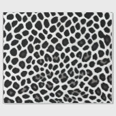 Populair luxe wit luipaard Elegant Collectie Cadeaupapier (Vlak)