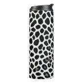 Populair luxe wit luipaard Elegant Collectie Thermosbeker (Gedraaid links)