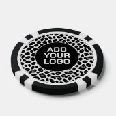 Populair Luxe Wit Luipaard Elegante Collectie Poker Chips (Enkel)