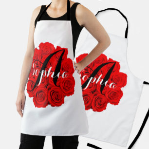 Populair Meisje Namen Verrassing Gift Roze Rozen Schort