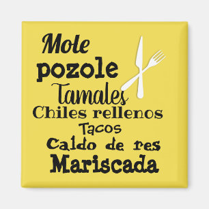 Populair Mexicaans eten Magneet