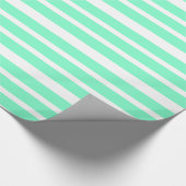 Populair mint-groen snijpapier cadeaupapier (Hoek)