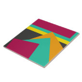 Populair modern geometrisch ontwerp tegeltje (Zijkant)