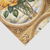 Populair mooi geel rose Collectie Tissuepapier (Detail)