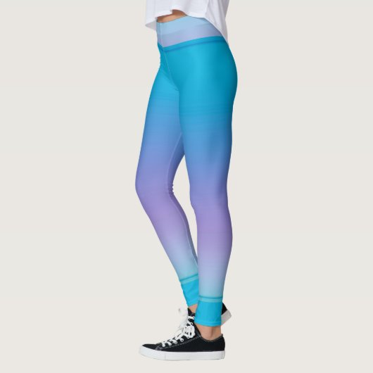 Populair Paars blauw Leggings (Links)