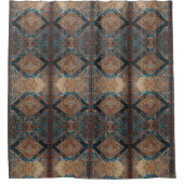 Populair Perzisch Mooi Oud Patroon Collectie Douchegordijn (Voorkant)