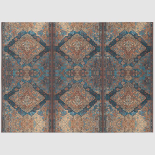 Populair Perzisch Mooi Oud Patroon Collectie Tissuepapier (Voorkant)