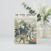 Populair protest tegen Joseph Reinach Briefkaart (Staand voorkant)