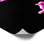 POPULAIR ROZE 50E VERJAARDAG DIVA DESIGN POSTER (Hoek)