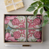 Populair Roze Rozen Mooi Collectie Tissuepapier (Geschenk)