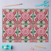 Populair Roze Rozen Mooi Collectie Tissuepapier (Craft)