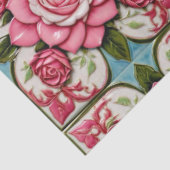 Populair Roze Rozen Mooi Collectie Tissuepapier (Detail)