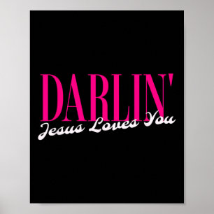 Populair schatje Jezus houdt van jou Cool Country  Poster