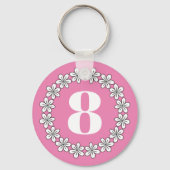 Populair sleutelhanger cadeau voor meisje 8e Verja (Voorkant)