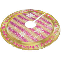 Populair Snowflake Gold Glitter Pink
