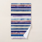 Populair Summer Navy Blue Boat Stripes Collectie Bad Handdoek (Handdoek)