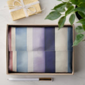 Populair Summer Navy Blue Boat Stripes Collectie Tissuepapier (Geschenk)