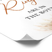 Populair terracotta groen Raad hoeveel ringen Poster (Hoek)